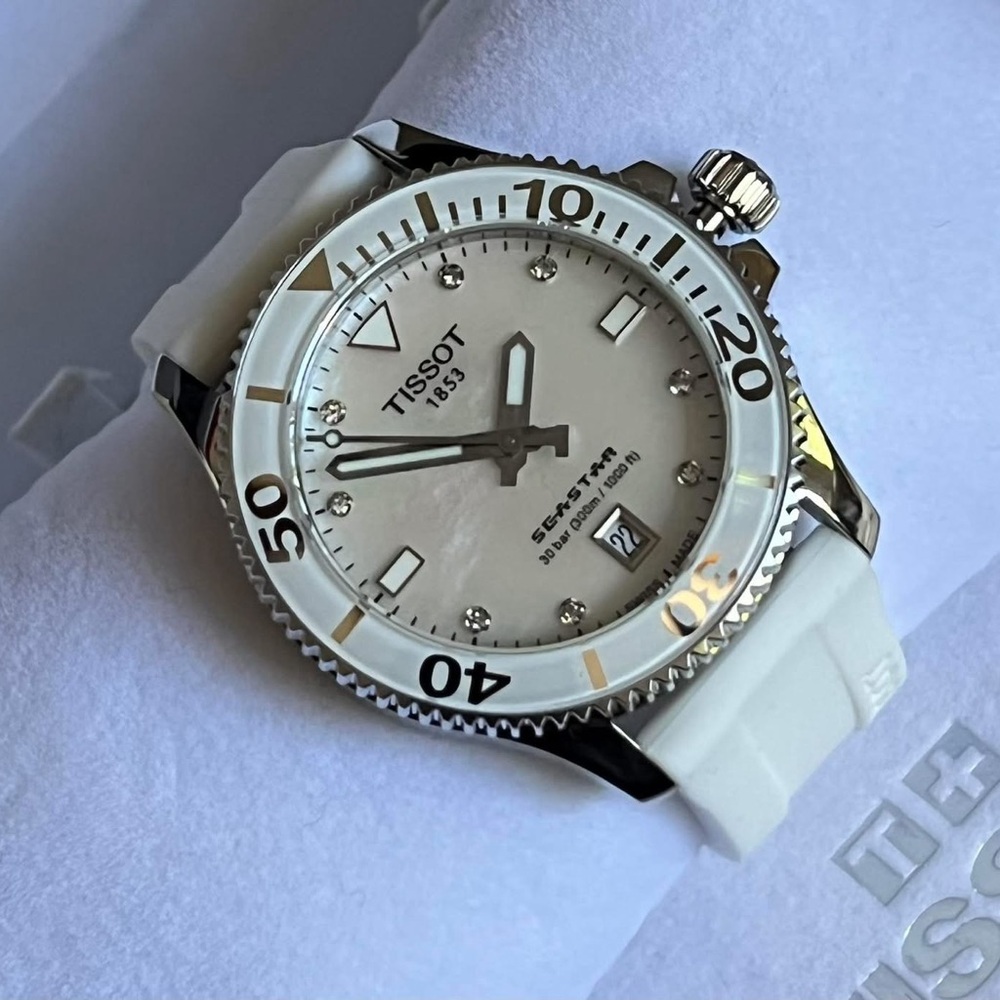 💰SOLD - T120.210.17.116.00 - Tissot Women’s Seastar 1000 36MM - Picture 2 of 13